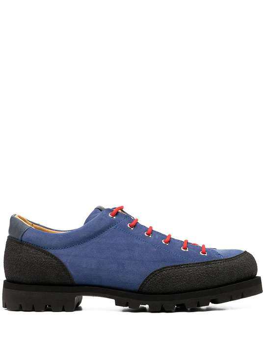 Montana colour-block derby shoes展示图