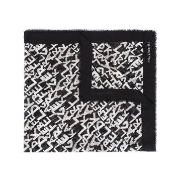 logo涂鸦方形围巾