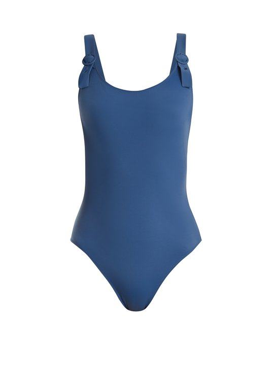 The Lucy buckle-strap swimsuit展示图