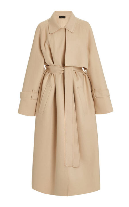 Cottrell Double-Faced Cashmere Trench Coat展示图