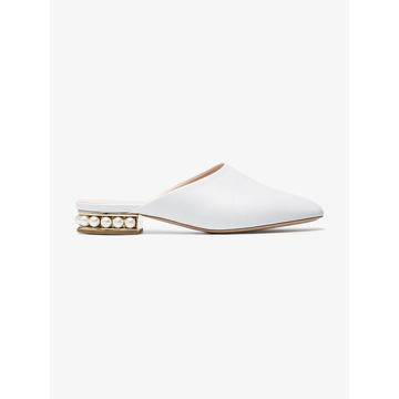 Casati 18 faux pearl embellished mules