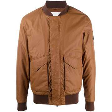 ruched bomber jacket