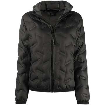 quilted zipped jacket