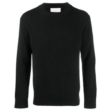 round neck knitted jumper