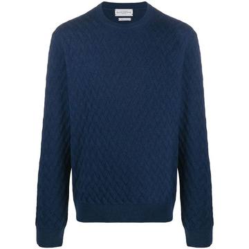 interwoven knit jumper