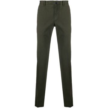 straight-leg chino trousers