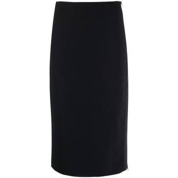 panelled pencil midi skirt