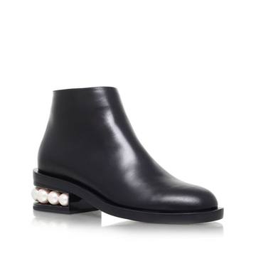 Casati Pearl Heel Ankle Boots