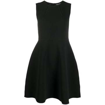 dart detail sleeveless dress