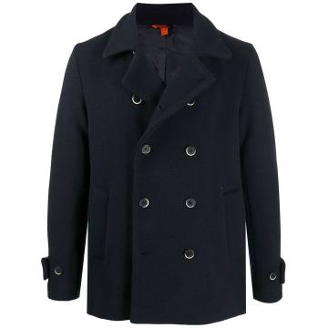 double-breasted peacoat