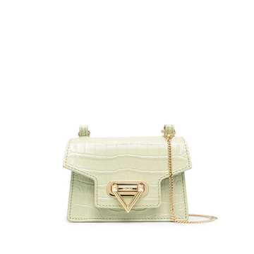 bebe croc effect mini bag