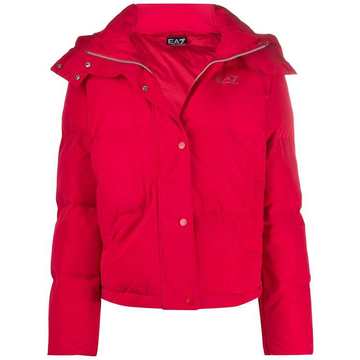 hooded padded jacket