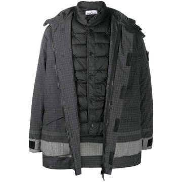 ripstop layered down jacket