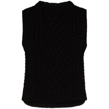 Madelyn knitted wool vest