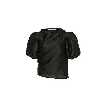 Elo Textured Taffeta Blouse