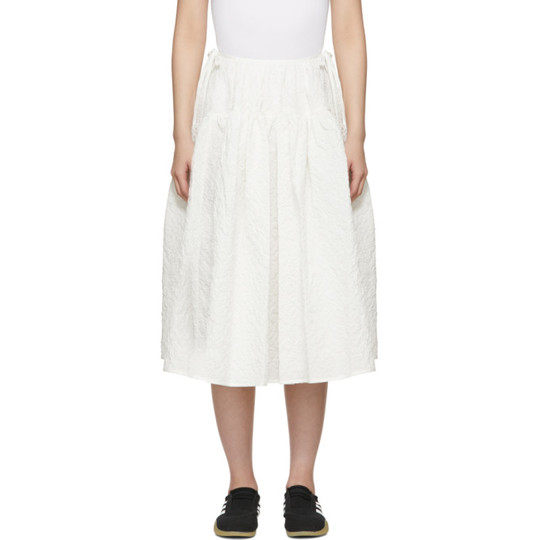 白色 Rosie 半身裙展示图