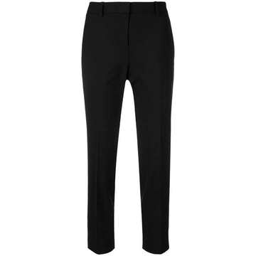 slim-fit cropped trousers