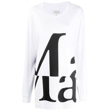 logo print long-sleeve T-shirt