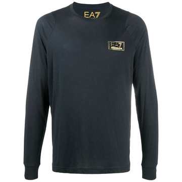 logo patch long-sleeve top