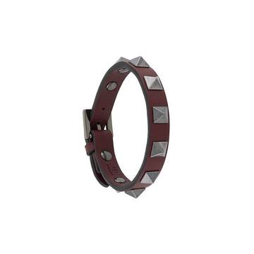 Rockstud leather bracelet