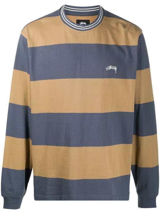 striped crewneck sweatshirt展示图