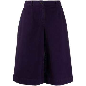 wide-leg culotte trousers