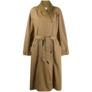 belted trench coat