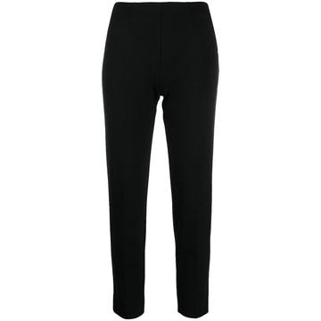 high-rise cropped trousers