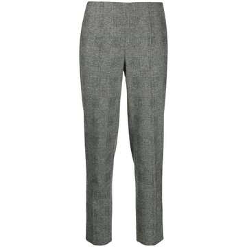 mid-rise cropped trousers