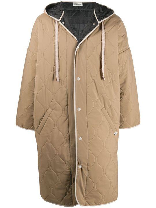 quilted hooded coat展示图