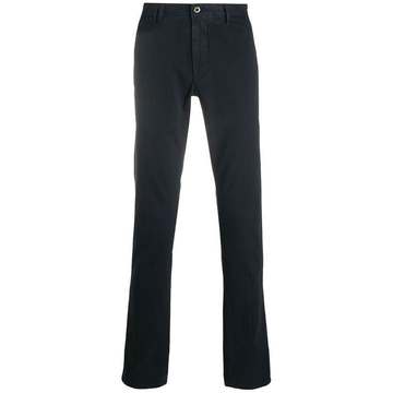 mid-rise straight trousers