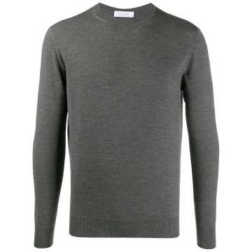 slim-fit knitted jumper