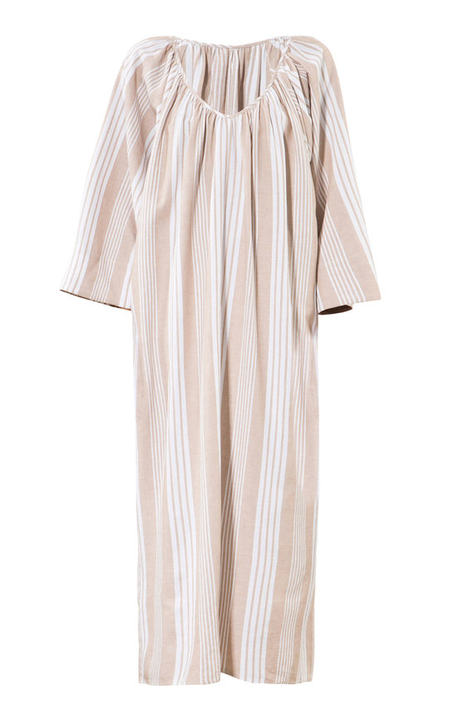 Luz Striped Tencel-Cotton Maxi Dress展示图