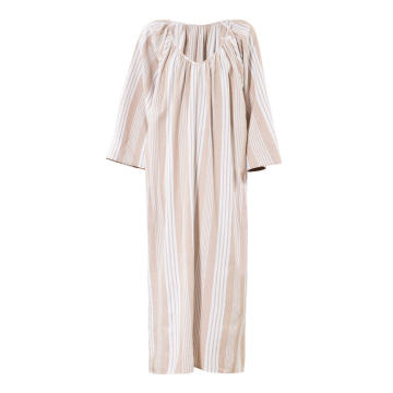 Luz Striped Tencel-Cotton Maxi Dress