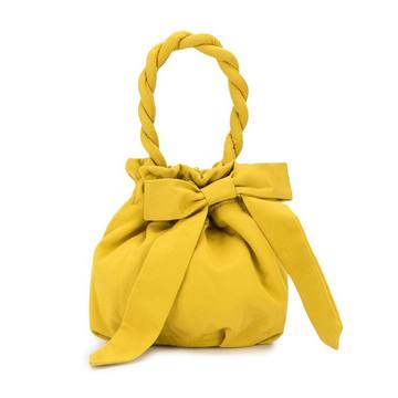 bow-detail tote bag