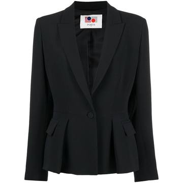 long-sleeve peplum jacket