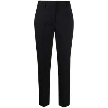 tailored straight-leg trousers