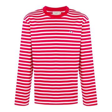 horizontal stripe sweatshirt