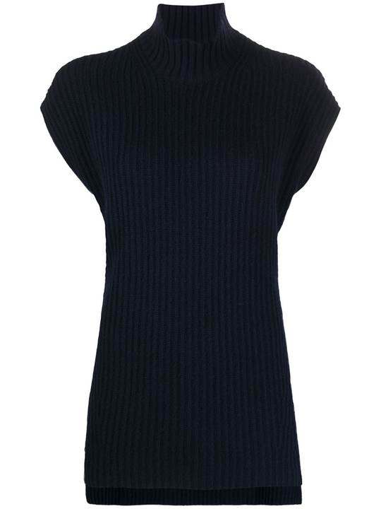 ribbed crew neck vest展示图