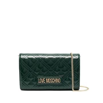 quilted logo shoulder bag