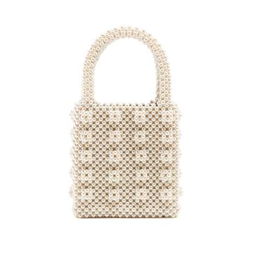 Antonia faux-pearl embellished bag