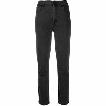 Alma high-rise straight jeans