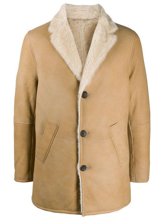 beige shearling coat展示图