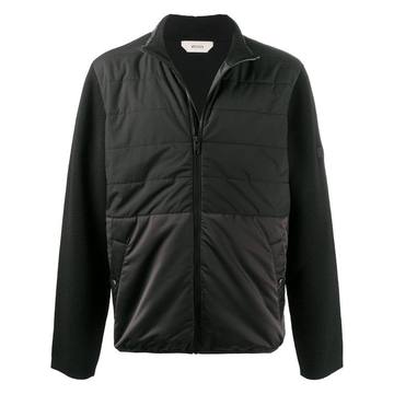 panelled zip-up jacket