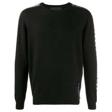 logo sleeve jumper