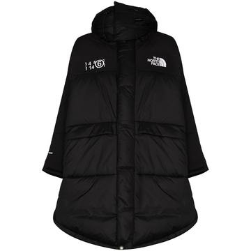 x The North Face detachable-hood puffer coat