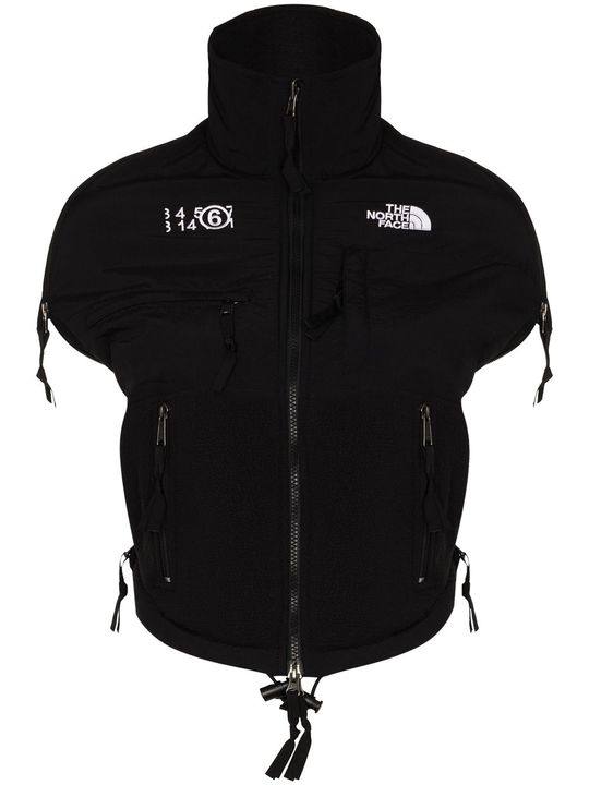 x The North Face zip-up gilet展示图