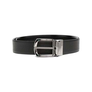 debossed logo belt