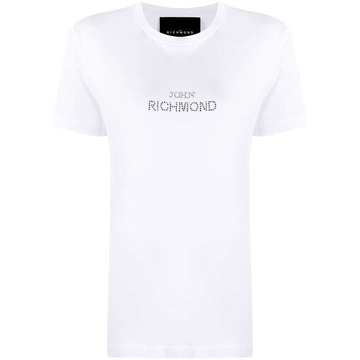 embellished logo T-shirt