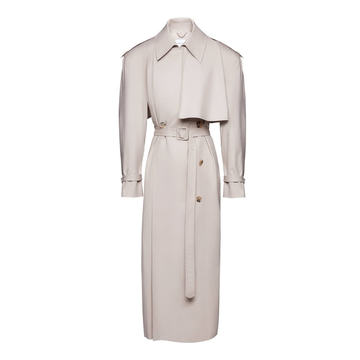 Cotton-Blend Trench Coat